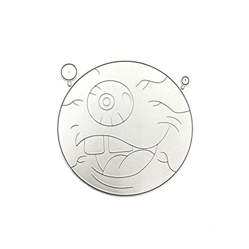 Metall-Stanzschablone für Halloween, Augapfel-Design, Karbonstahl, Prägeschablone, Scrapbooking, für Karten, Scrapbooking, Stanzformen von Songelt