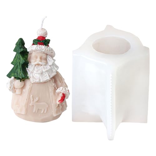Multifunktionale Silikonformen für Seife, Weihnachtsmann-Thema, Ornamente, Basteln für Bastelliebhaber, Seifenherstellung Multifunktionale Silikonformen für Seife, Weihnachtsmann-Thema, Ornamente, Basteln für Bastelliebhaber, Seifenherstellung von Songelt
