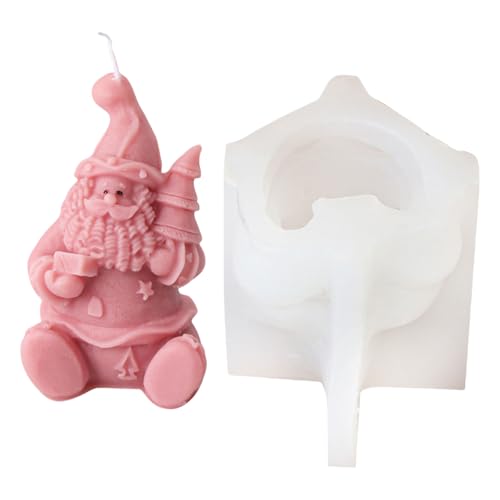 Multifunktionale Silikonformen für Seife, Weihnachtsmann-Thema, Ornamente, Basteln für Bastelliebhaber, Seifenherstellung Multifunktionale Silikonformen für Seife, Weihnachtsmann-Thema, Ornamente, Basteln für Bastelliebhaber, Seifenherstellung von Songelt