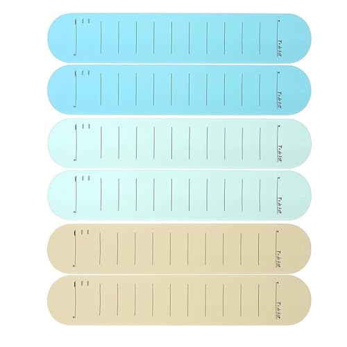 Multifunktionale Slap Armbänder, Notizblock, Lineal, beschreibbar, löschbar, für Notizen, Zeitplan, Bürobedarf, Organizer von Songelt