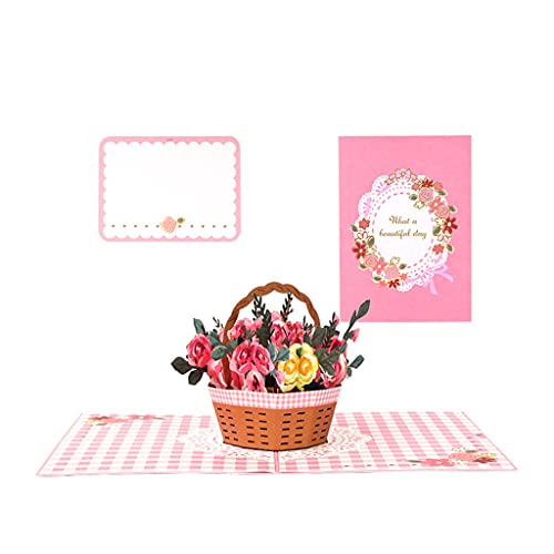 Rehblumen-Grußkarte für Geburtstag, Muttertag, Hochzeit, Party, Jahrestag, Abschluss, mit Umschlag Rehblumen-Grußkarte für Geburtstag, Muttertag, Hochzeit, Party, Jahrestag, Abschluss, mit Umschlag von Songelt