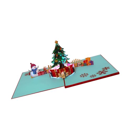 Schöne Weihnachtskarte mit leuchtenden Lichtern und Urlaubsmusik, einzigartige saisonale Grußkarte für Liebhaber, Festival, Weihnachtsdekoration Schöne Weihnachtskarte mit leuchtenden Lichtern und Urlaubsmusik, einzigartige saisonale Grußkarte für Liebhaber, Festival, Weihnachtsdekoration von Songelt