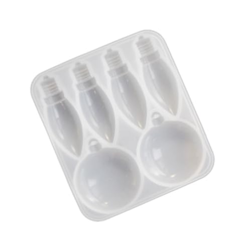 Silikonform für Anhänger in Glühbirnenform, Kunstharz, Ornament, hängende Anhängerform für Weihnachtsdekorationen und Geschenkherstellung, Silikon-Bastelform von Songelt