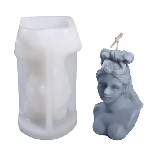 Silikonform für Künstler, humanoider Gips, handgefertigte Wachsseifenherstellung, Haushaltsdekoration, Silikon-Seifenformen-Set von Songelt