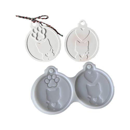 Silikonformen mit Tieranhängern für Epoxidharz-Projekte, einfaches Entformen, Hund und Katzen, Anhänger aus Silikon für Schlüsselanhänger, Charm-Formen Silikonformen mit Tieranhängern für Epoxidharz-Projekte, einfaches Entformen, Hund und Katzen, Anhänger aus Silikon für Schlüsselanhänger, Charm-Formen von Songelt