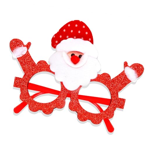 Songelt Brillenrahmen für Feiertage, Partys, Weihnachten, stilvoll, rund, Unisex, Zubehör, Fotografie, Requisiten, Weihnachtsbaumbrille Songelt Brillenrahmen für Feiertage, Partys, Weihnachten, stilvoll, rund, Unisex, Zubehör, Fotografie, Requisiten, Weihnachtsbaumbrille von Songelt