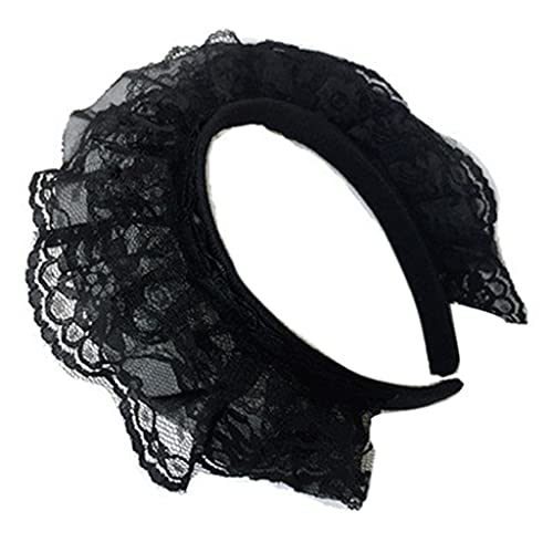 Songelt Damen-Haarreif aus Netzstoff, mehrlagig, für Dienstmädchen, Anime, Cosplay, Gothic, Haarreif, Requisiten, mehrschichtig Songelt Damen-Haarreif aus Netzstoff, mehrlagig, für Dienstmädchen, Anime, Cosplay, Gothic, Haarreif, Requisiten, mehrschichtig von Songelt