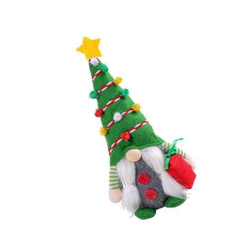 Songelt Elegante Zwerge, Puppen, Tischdekoration, bequeme Weihnachtswichtel, Plüsch, grüne Geschenktüte für Zuhause, Feiern, Dekorationen, weicher Stoff Songelt Elegante Zwerge, Puppen, Tischdekoration, bequeme Weihnachtswichtel, Plüsch, grüne Geschenktüte für Zuhause, Feiern, Dekorationen, weicher Stoff von Songelt
