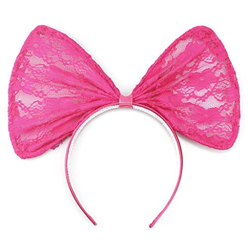 Songelt Haarreif mit großer Schleife, Netzstoff, Spitze, Schleife, Haarreif, Foto-Requisiten, Cosplay, Haarschmuck für Damen, große Haarbänder, florales Haarband Songelt Haarreif mit großer Schleife, Netzstoff, Spitze, Schleife, Haarreif, Foto-Requisiten, Cosplay, Haarschmuck für Damen, große Haarbänder, florales Haarband von Songelt
