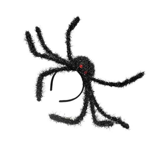 Songelt Hallowmas Tier-Haarspange mit übergroßem Schwarz für Kostümpartys und Dekorationen, Tiermottoparty-Kopfschmuck von Songelt
