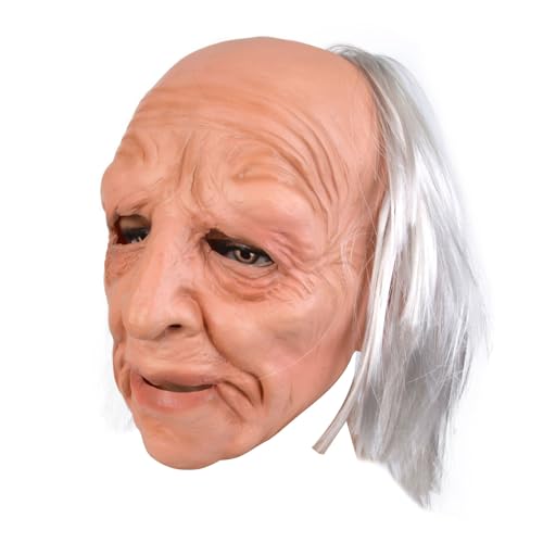 Songelt Maskerade Gesichtsbedeckung Vollkopf Gesichtsbedeckung Halloween Lustiges Kostüm Alter Mann Alter Mann Gruselig Halloween Party Maskerade Lustiges Kostüm Songelt Maskerade Gesichtsbedeckung Vollkopf Gesichtsbedeckung Halloween Lustiges Kostüm Alter Mann Alter Mann Gruselig Halloween Party Maskerade Lustiges Kostüm von Songelt