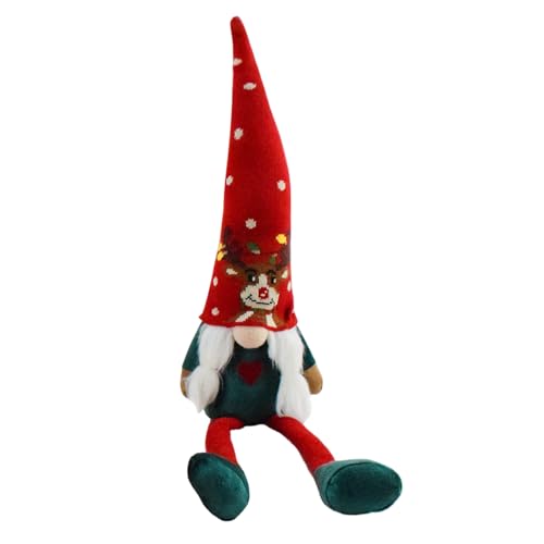 Songelt Stilvolle gestrickte Zwergen-Figuren für Weihnachten, Tischdekoration, Festival, Rentier-Designs für Zuhause und Büro, Innen-Weihnachtsdekorationen von Songelt