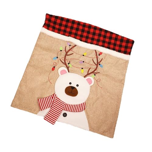 Songelt Stuhlbezug für Weihnachten, dehnbar, elastisch, für Urlaub, Esszimmer, Party, Zuhause, Tischdekoration, Tischdekoration Songelt Stuhlbezug für Weihnachten, dehnbar, elastisch, für Urlaub, Esszimmer, Party, Zuhause, Tischdekoration, Tischdekoration von Songelt