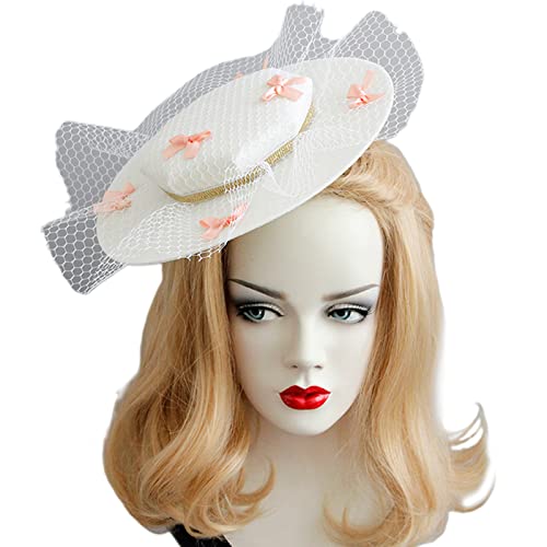 Songelt Süßer Fascinator-Hut, Schleier, Netzstoff, Hut für W/Haarspange, Maskerade, Jahrestreffen für Karneval, Cocktail, Tee, Pa, Maskerade, Schleife, Kopfbedeckung, Fascinator, Schleier, Netz-Top Songelt Süßer Fascinator-Hut, Schleier, Netzstoff, Hut für W/Haarspange, Maskerade, Jahrestreffen für Karneval, Cocktail, Tee, Pa, Maskerade, Schleife, Kopfbedeckung, Fascinator, Schleier, Netz-Top von Songelt