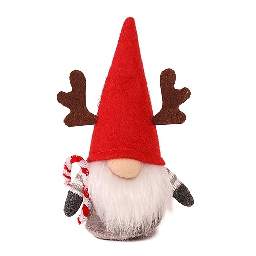 Songelt Weihnachtliche gesichtslose Puppe, kleine Dekoration, Weihnachts-Zwerg-Party-Dekorationen für Festival, Party, Baumschmuck, festliche Puppe Songelt Weihnachtliche gesichtslose Puppe, kleine Dekoration, Weihnachts-Zwerg-Party-Dekorationen für Festival, Party, Baumschmuck, festliche Puppe von Songelt