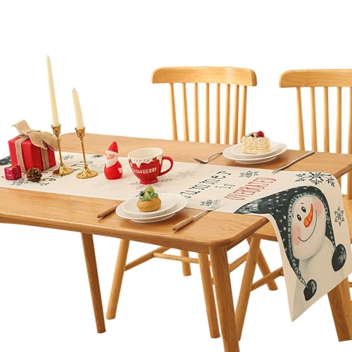 Songelt Wiederverwendbare Tischdecke für Weihnachten, Abendessen, Party-Dekorationen und Familienfeiern, Weihnachtstischdecke Songelt Wiederverwendbare Tischdecke für Weihnachten, Abendessen, Party-Dekorationen und Familienfeiern, Weihnachtstischdecke von Songelt