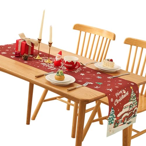 Songelt Wiederverwendbare Tischdecke für Weihnachten, Abendessen, Party-Dekorationen und Familienfeiern, Weihnachtstischdecke Songelt Wiederverwendbare Tischdecke für Weihnachten, Abendessen, Party-Dekorationen und Familienfeiern, Weihnachtstischdecke von Songelt