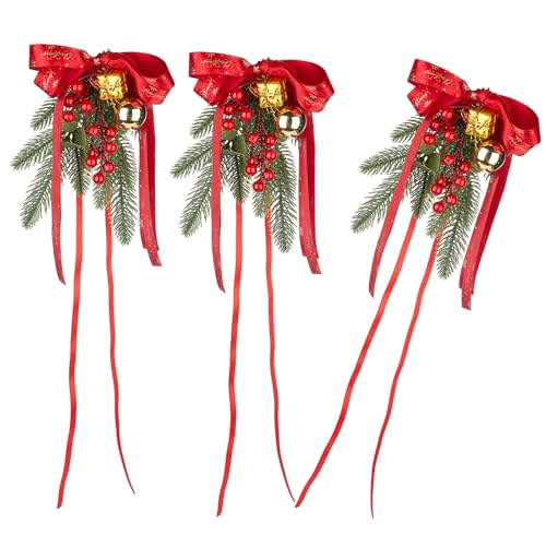 Songelt Zartes Band Stuhlrücken-Ornament saisonale Blume Display für Weihnachten Zuhause und Büro Verschönerungen Band Blumen Songelt Zartes Band Stuhlrücken-Ornament saisonale Blume Display für Weihnachten Zuhause und Büro Verschönerungen Band Blumen von Songelt