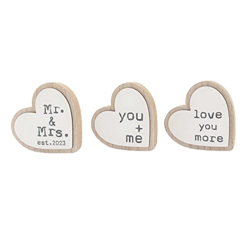 Tischschmuck aus Holz, für den Schreibtisch, kleine Hochzeit, Party, Dekoration, Fensterdekoration, Heimdekoration, Holz-Schatz, Tischdekorationen Tischschmuck aus Holz, für den Schreibtisch, kleine Hochzeit, Party, Dekoration, Fensterdekoration, Heimdekoration, Holz-Schatz, Tischdekorationen von Songelt