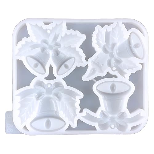Weihnachts-Kombinationsglocken, Schlüsselanhänger, Silikon-Epoxid-Form, Halskette, Anhänger, Schmuck, Basteln für Silikon-Epoxidharz Weihnachts-Kombinationsglocken, Schlüsselanhänger, Silikon-Epoxid-Form, Halskette, Anhänger, Schmuck, Basteln für Silikon-Epoxidharz von Songelt