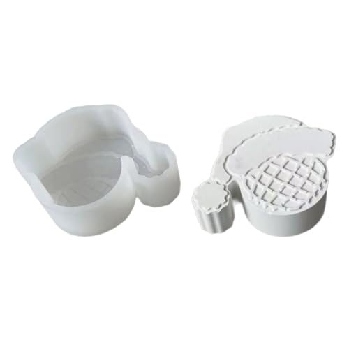 Weihnachtsmann-Silikonformen, Auto-Formen, Gips, Epoxidharz, Weihnachtsbaumschmuck, Silikon, Weihnachtsmann, Auto-Formen, handgefertigte Gips-Ornament-Formen von Songelt