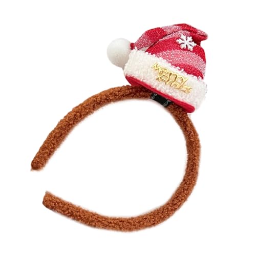 Weihnachtsmannmütze, Stirnband, Weihnachtsschneeflocke, Kopfbedeckung, Party, Foto-Requisiten, Kopfbedeckung, Urlaubszubehör, Zubehör für Erwachsene und Kinder, lustig Weihnachtsmannmütze, Stirnband, Weihnachtsschneeflocke, Kopfbedeckung, Party, Foto-Requisiten, Kopfbedeckung, Urlaubszubehör, Zubehör für Erwachsene und Kinder, lustig von Songelt