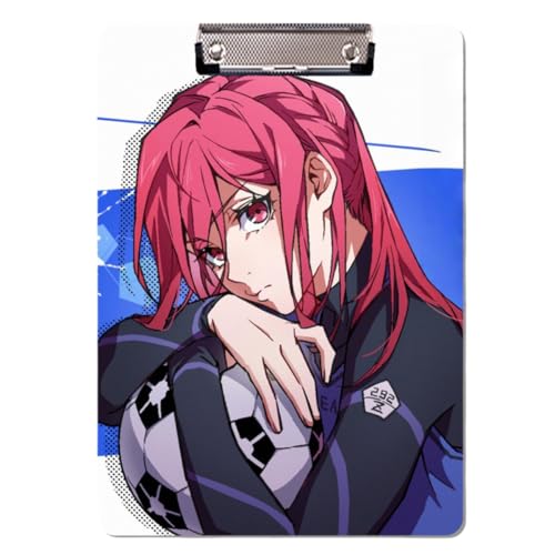 Sonsoke Anime Bachira Meguru Schulordner - 31 x 22 cm PP-Kunststoff-Heftmappe mit Clip für A4 Unterlagen - Prüfungs- & Hausaufgaben (Chigiri Hyoma) von Sonsoke