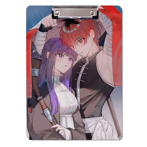 Sonsoke Anime Frieren Schulordner - 31 x 22 cm PP-Kunststoff-Heftmappe mit Clip für A4 Unterlagen - Prüfungs- & Hausaufgaben (Fern) von Sonsoke