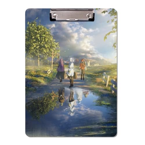 Sonsoke Anime Frieren Schulordner - 31 x 22 cm PP-Kunststoff-Heftmappe mit Clip für A4 Unterlagen - Prüfungs- & Hausaufgaben (Frieren 2) von Sonsoke