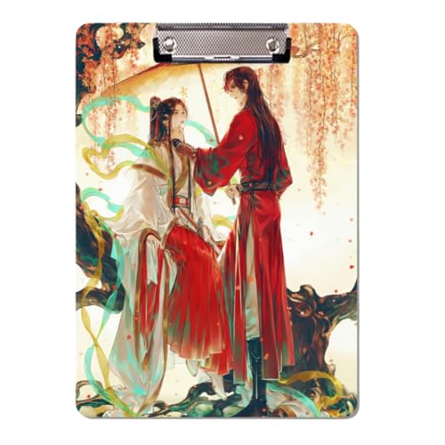 Sonsoke Anime HuaCheng Schulordner - 31 x 22 cm PP-Kunststoff-Heftmappe mit Clip für A4 Unterlagen - Prüfungs- & Hausaufgaben (HuaCheng 2) von Sonsoke