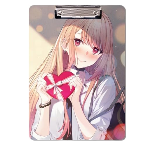 Sonsoke Anime Kitagawa Marin Schulordner - 31 x 22 cm PP-Kunststoff-Heftmappe mit Clip für A4 Unterlagen - Prüfungs- & Hausaufgaben (Kitagawa Marin 3) von Sonsoke