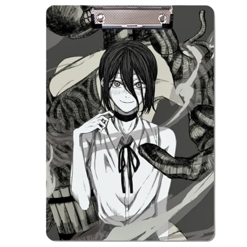 Sonsoke Anime Power Schulordner - 31 x 22 cm PP-Kunststoff-Heftmappe mit Clip für A4 Unterlagen - Prüfungs- & Hausaufgaben (Reze 2) von Sonsoke