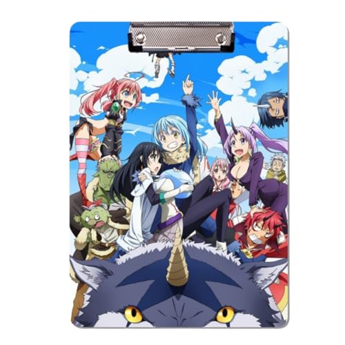 Sonsoke Anime Rimuru Tempest Schulordner - 31 x 22 cm PP-Kunststoff-Heftmappe mit Clip für A4 Unterlagen - Prüfungs- & Hausaufgaben (Stil 1) von Sonsoke