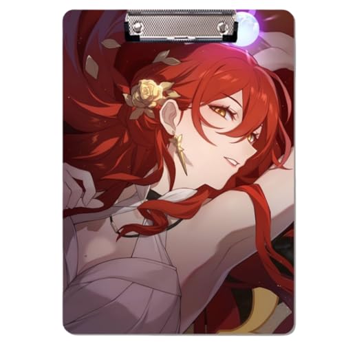 Sonsoke Anime Sunday Schulordner - 31 x 22 cm PP-Kunststoff-Heftmappe mit Clip für A4 Unterlagen - Prüfungs- & Hausaufgaben (Himeko) von Sonsoke