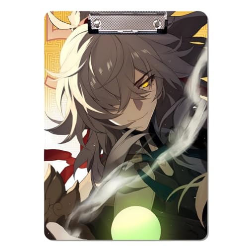 Sonsoke Anime Sunday Schulordner - 31 x 22 cm PP-Kunststoff-Heftmappe mit Clip für A4 Unterlagen - Prüfungs- & Hausaufgaben (JingYuan 2) von Sonsoke