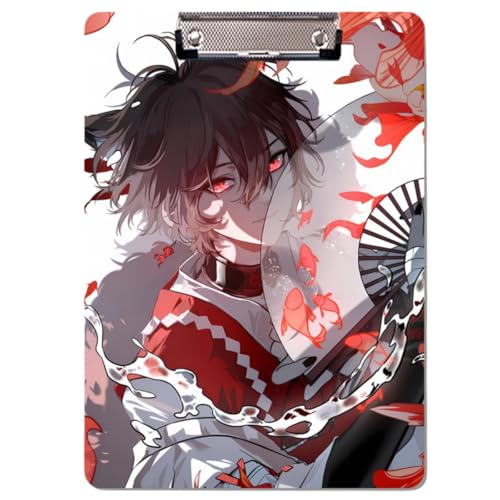 Sonsoke Anime dazai osamu Schulordner - 31 x 22 cm PP-Kunststoff-Heftmappe mit Clip für A4 Unterlagen - Prüfungs- & Hausaufgaben (dazai osamu 3) von Sonsoke