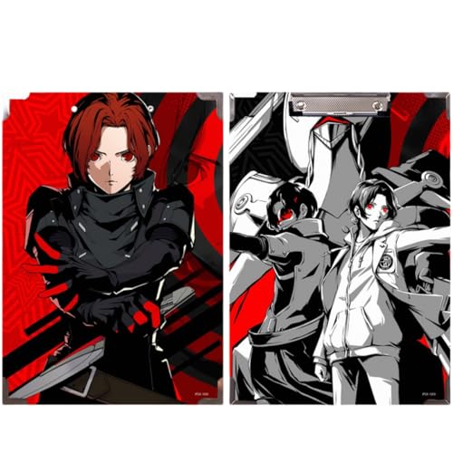 Sonsoke Arai Motoha Anime Holz-Schulordner - 31 x 22 cm Massivholz-Heftmappe mit Metallclip für A4 Unterlagen - Prüfungs- & Hausaufgaben (Kamishiro Nagisa 2) von Sonsoke