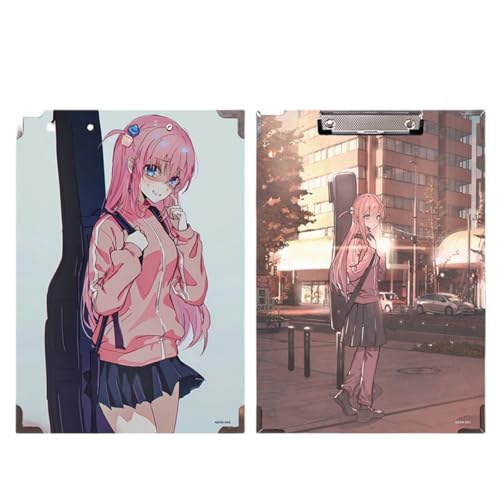 Sonsoke Gotoh Hitori Anime Holz-Schulordner - 31 x 22 cm Massivholz-Heftmappe mit Metallclip für A4 Unterlagen - Prüfungs- & Hausaufgaben (Gotoh Hitori 9) von Sonsoke