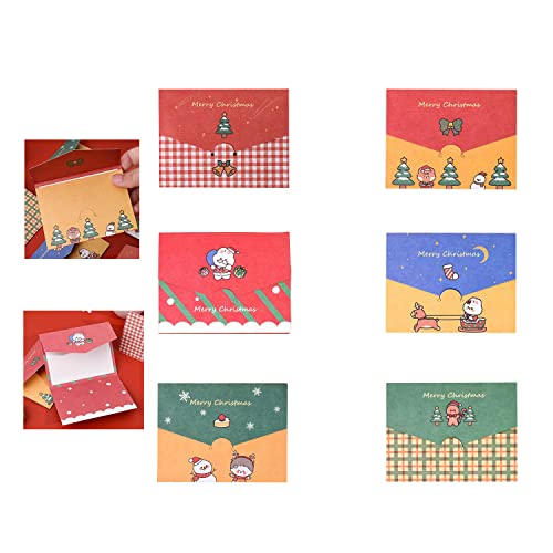 Sonwaha 30 Stück Weihnachtskarten Set Weihnachtskarten mit Umschlag Set Christmas Cards Karte Weihnachten Weihnachtskarte Klappkarten Niedlich mit Weihnachtlichen Motiven von Sonwaha