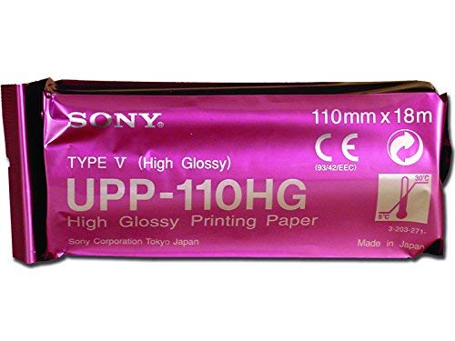 SONY UPP-110 HG Original Thermopapier Ultralucida für medizinische Drucker, 3 Stück SONY UPP-110 HG Original Thermopapier Ultralucida für medizinische Drucker, 3 Stück von Sony