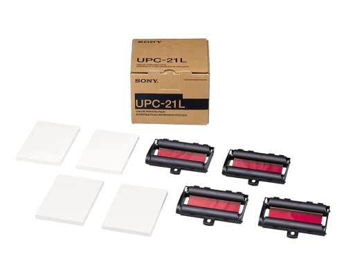 Sony UPC-21L 144 x 100 mm weißes Druckerpapier – Tintenstrahldrucker (144 x 100 mm, Laserdrucker, Weiß, 200 Blatt) von Sony