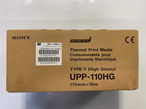 Sony UPP110HG Hochglänzendes Inkjet-Papier - Druckerpapier (A6 (105 x 148 mm), hochglänzend) von Sony