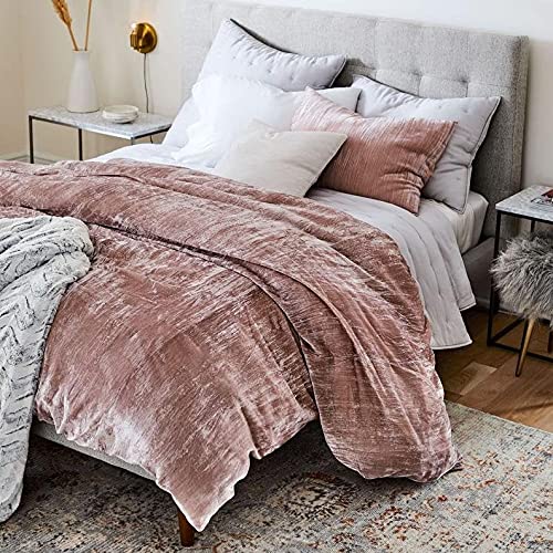 Bedding Doona Bettdeckenbezug aus Pannesamt, luxuriös, massiv, Boho-Stil von Sophia-Art