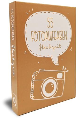 Sophies Kartenwelt Hochzeitsspiel Selfie - 55 Postkarten mit lustigen Fotoaufgaben - Hochzeitsgeschenk und kreative Alternative zum Gästebuch - Kreatives Spiel für Gäste von Sophies Kartenwelt