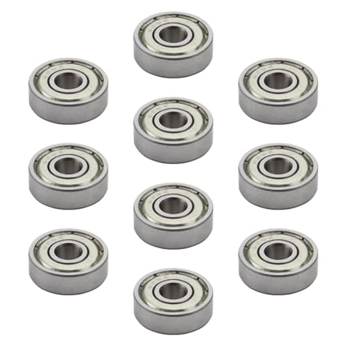 10 Stück Rillenkugellager 626RS 6 x 19 x 6 mm, doppelt versiegelt, Kugellager für DIY, Motoren, Drehbänke, Fräsmaschinen, 3D-Drucker, niedrige Drehzahlen und komplexe Umgebungen von SopwMap