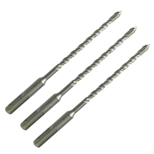 3 Stück SDS Bohrer Set 6mm x 160mm - Betonbohrer und Steinbohrer mit 4 Hartmetall Schneiden, für Hammerbohrungen in Beton, Naturstein und Ziegelmauer 3 Stück SDS Bohrer Set 6mm x 160mm - Betonbohrer und Steinbohrer mit 4 Hartmetall Schneiden, für Hammerbohrungen in Beton, Naturstein und Ziegelmauer von SopwMap