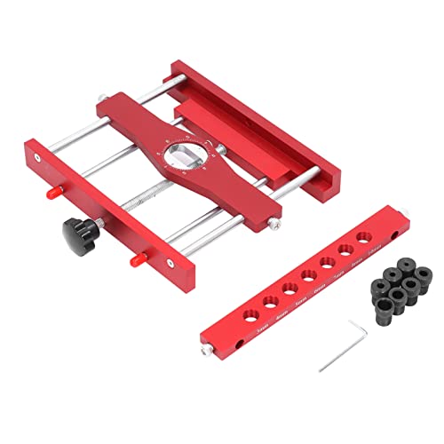 2 in 1 Dübelbohrer Bausatz, 4 Löcher Einstellbare Taschenbohrung Holzbearbeitung Puncher Locator, Dübelbohrer Set mit 3/4/5/6/7/8/10mm Lochbohrer Stift Vorrichtung Positionierlocher Werkzeuge 2 in 1 Dübelbohrer Bausatz, 4 Löcher Einstellbare Taschenbohrung Holzbearbeitung Puncher Locator, Dübelbohrer Set mit 3/4/5/6/7/8/10mm Lochbohrer Stift Vorrichtung Positionierlocher Werkzeuge von Sorandy