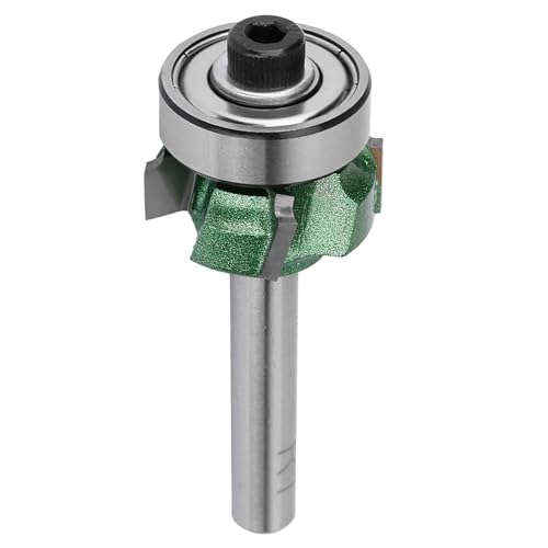 R1/R2/R3 -Kanten Trimmerschneider, Holzbearbeitungsschneider 4 Zähne Trimmschneider Kanten Trimmer Router Bit Zum Trimmen nach den Kantenbändern (1/4 * r1) von Sorandy