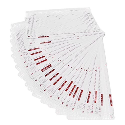 Sorandy 20 Muster Strickmaschinen -Punchkarte, Mustermaschinen Blumenstempelkarten, Praktische Weiche 2 -seitige Druckstrickmaschinen Musterkarte mit Benutzerhandbuch Sorandy 20 Muster Strickmaschinen -Punchkarte, Mustermaschinen Blumenstempelkarten, Praktische Weiche 2 -seitige Druckstrickmaschinen Musterkarte mit Benutzerhandbuch von Sorandy