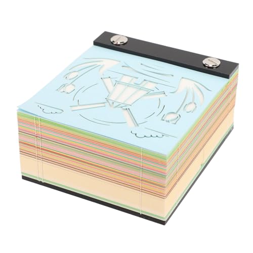 Sorandy 3D -Memo -Pad, 3D -Papier -Schnitzstab -Notizblock, Dekorative Cartoon Windmühle Kunst Skulpturenstock Notizblock mit Einzigartigem Design für Home School Office Decor Sorandy 3D -Memo -Pad, 3D -Papier -Schnitzstab -Notizblock, Dekorative Cartoon Windmühle Kunst Skulpturenstock Notizblock mit Einzigartigem Design für Home School Office Decor von Sorandy